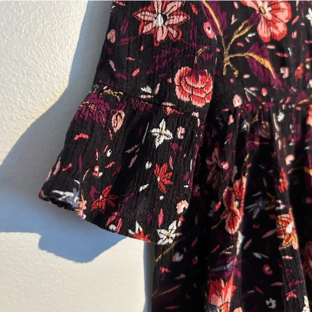 Old Navy Viscose/Rayon Floral Peasant Dress, Toddler Girl 18-24 Months